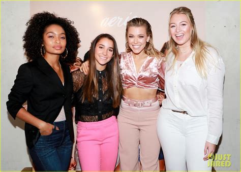 Aly Raisman And Yara Shahidi Celebrate Aerie Real Role Models Campaign