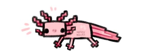 Top Of 34 Axolotl Drawing Minecraft