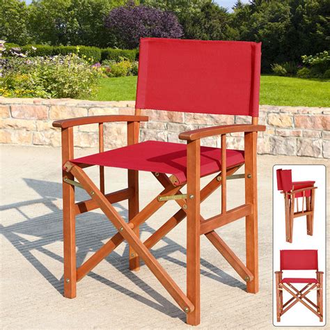 Free delivery and returns on ebay plus items for plus members. Deuba Directors Chair Wooden Folding Outdoor Garden Bistro ...