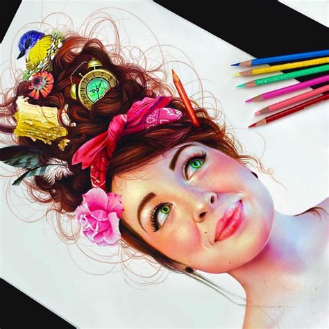 Vibrant Hyper Realistic Pencil Drawings By Morgan Davidson