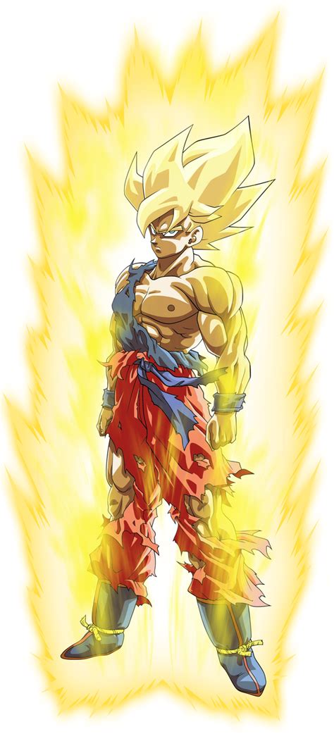 Goku Ssj Namek Super Saiyan Bog Aura Palette By Benj San On