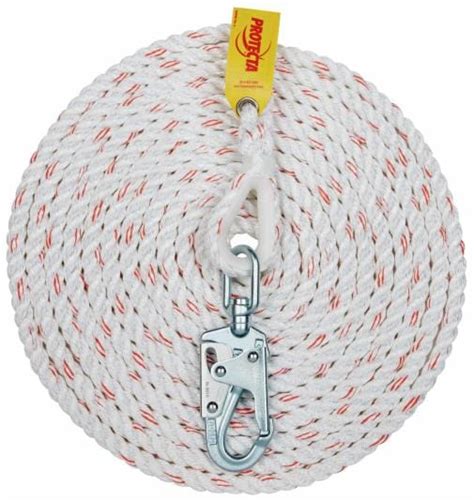 3m™ Protecta® Pro™ Rope Lifeline With Snap Hook 1299997 1 Ea 3m