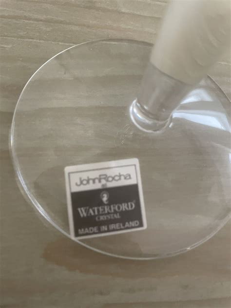 John Rocha Waterford Crystal Imprint Wine Glasses Ebay
