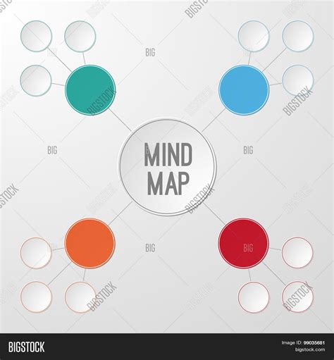Template Mind Map Vector And Photo Free Trial Bigstock
