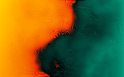 3840x2400 Orange Green Abstract 4k 4k Hd 4k Wallpapers