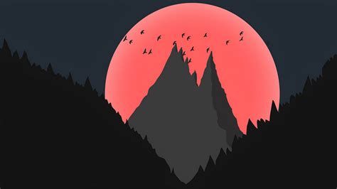 Download Mountain Nature Moon Royalty Free Stock Illustration Image