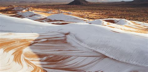 Snowfall In The Sahara Desert An Unusual Weather Phenomenon