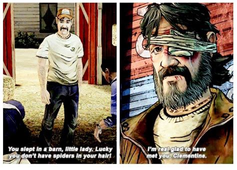 Kenny And Clementine The Walking Dead Telltale Game Walking Dead