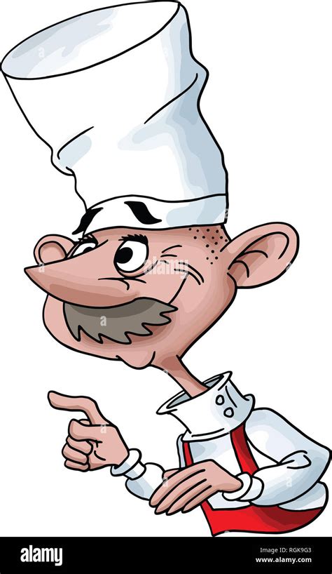 Cartoon Chef Vector Illustration Stock Photo Alamy