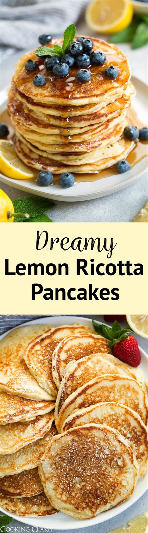 Lemon Ricotta Pancakes Cooking Classy