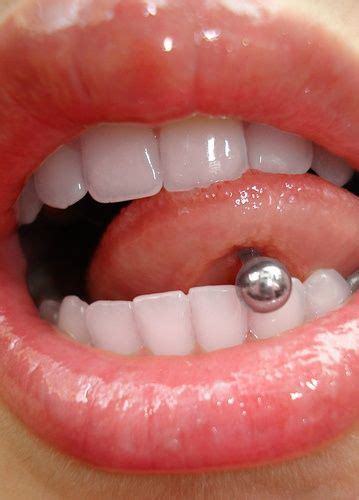 Tongue Ring Tongue Piercing Piercings Piercing