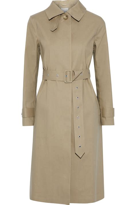 Mackintosh Bonded Cotton Trench Coat Neutral In Natural Lyst