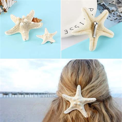 Blanks Craft Supplies And Tools Starfish Conch Shell Hairpin Bridal
