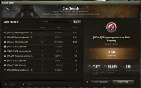 Clan Details Are In The Game Now General News World Of Tanks