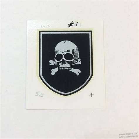 Ww2 German Ss Helmet Decals