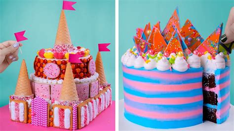 How To Make Castle Cake Princess Castle Theme Cake Homemade Easy