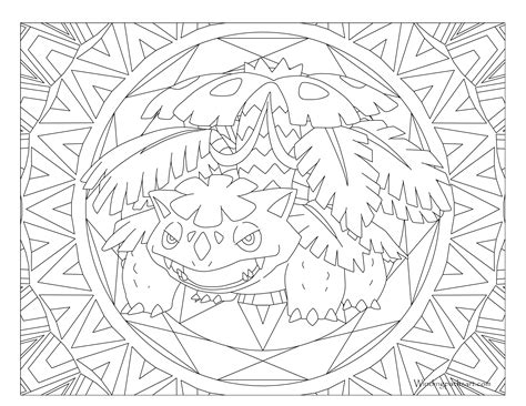 Pokemon Ivysaur Coloring Pages at GetDrawings | Free download