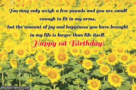 But one thing is for sure, it can never be sweeter than you i felt really excited when you first clutched my fingers. 1st Birthday Inspirational Quotes. QuotesGram