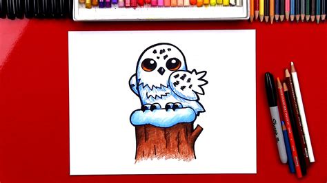 Snowy Owl Drawing Easy Drawing Ideas