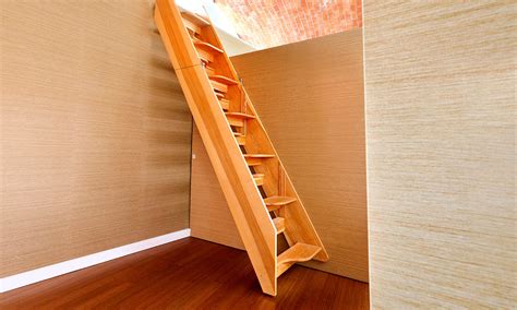 Fold Out Staircase Custom Made Joinery In Kent Mounts Hill Woodcraft