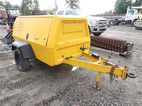 1994 Ingersoll Rand 186 Trailer Mounted Air Compressor Kenmore Heavy