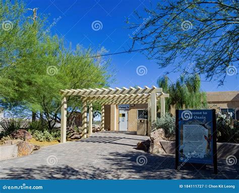 Entrance of the Famous Henderson Bird Viewing Preserve Editorial