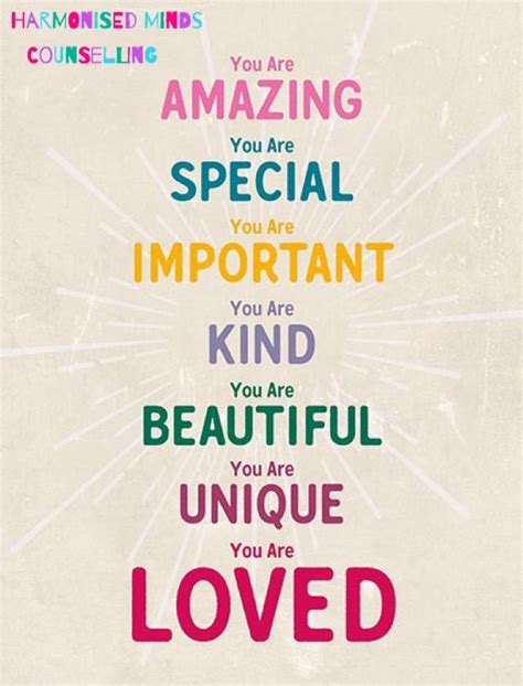 A Colorful Poster With The Words You Are Amazing In Different Colors