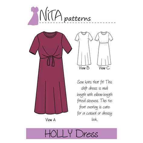 Nita Patterns Girls Holly Shift Dress Pattern Goods Store Online