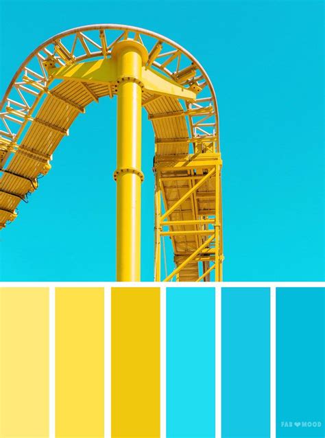 Blue And Yellow Color Scheme Color Palette Yellow Yellow Colour