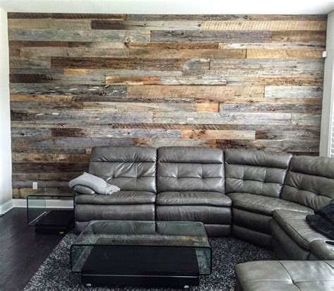 Reclaimed Wood Wall Accent Kits Etsy Reclaimed Wood Wall Wood