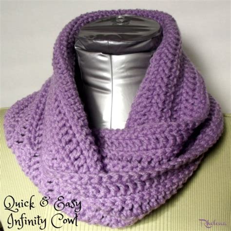 Quick And Easy Crochet Infinity Cowl Pattern Crochetncrafts
