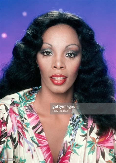 Singer Donna Summer Poses For An Album Cover Session On May 16 1978