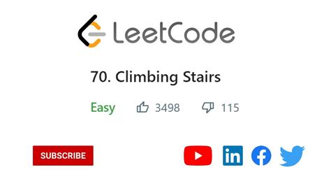 70 Climbing Stairs Java Leetcode YouTube