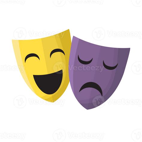 Comedy And Tragedy Theater Masks 23608685 Png