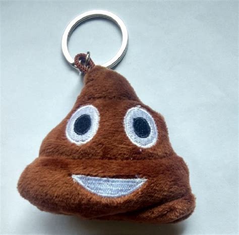 Emoji Keychain Poop