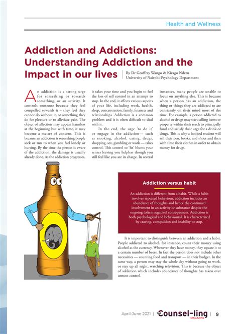Pdf Addiction And Addictions Understanding Addiction And The Impact