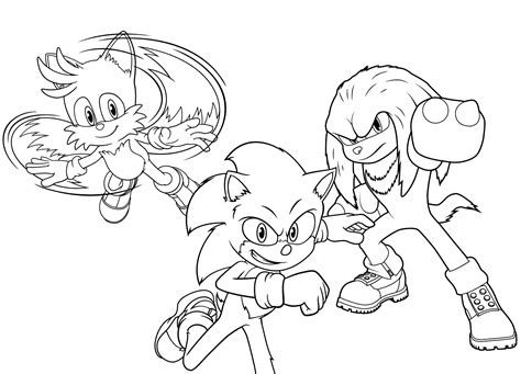 Sonic Movie Colouring Pages Sonic And Tails Coloring Pages