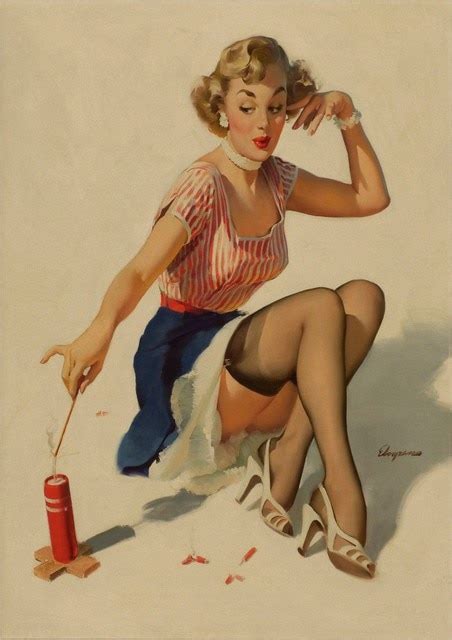 01 World War Ii Red Pin Up Girls Ussr Soviet Vintage Kraft Paper Retro