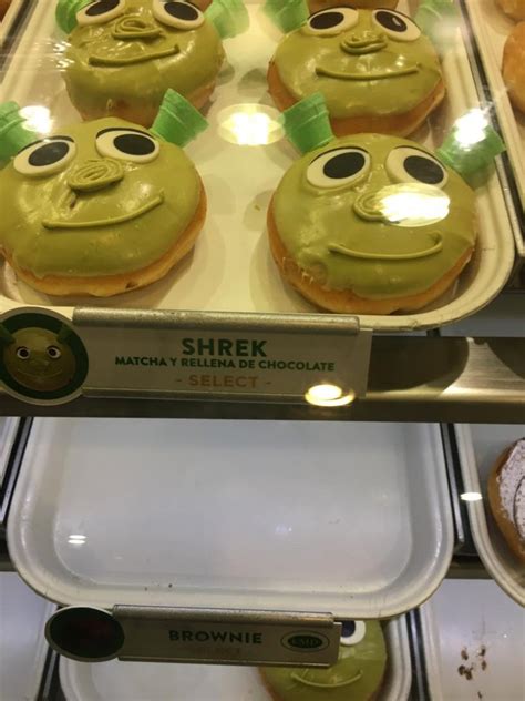 New Shrek Donuts On Krispy Kreme Mexico Shrek