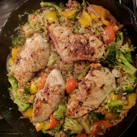 Skillet Garlic Chicken Dinner Recipe