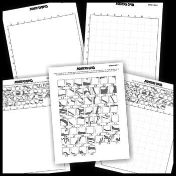 Mystery Grid Drawing Collection By Outside The Lines Lesson Designs