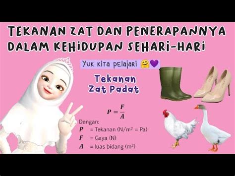 Tekanan Zat Padat Dan Penerapannya Dalam Kehidupan Sehari Hari