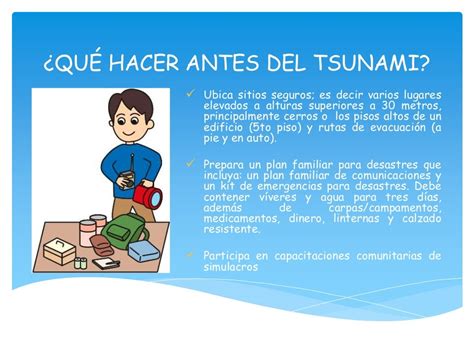 prevención de riesgos asociados a tsunamis