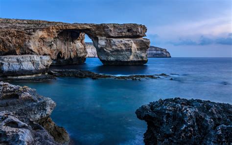 Malta Rock Sea Coast Hd Nature 4k Wallpapers Images