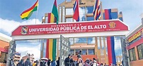 llᐈ Universidad Pública de El Alto - UPEA 2024