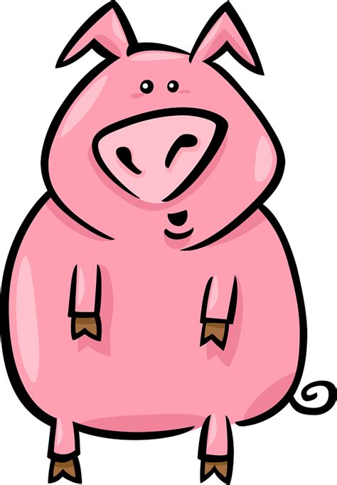 Cartoon Illustration Of Farm Pig Amspirit Business Connections