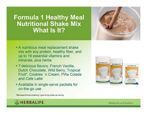 Herbalife Core Formulas Support Cellular Nutrition Ppt