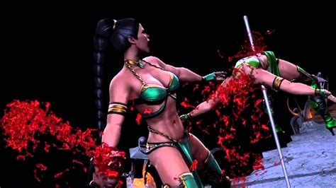 Mortal Kombat 9 Jade Fatality 1 2 Stage And Babality HD YouTube