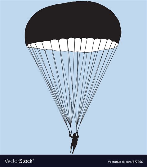 Parachute Royalty Free Vector Image Vectorstock