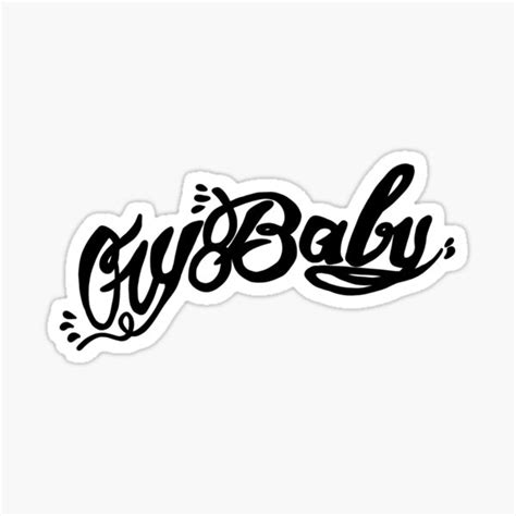 Lil Peep Cry Baby Tattoo Sticker For Sale By Georgia1703 Redbubble